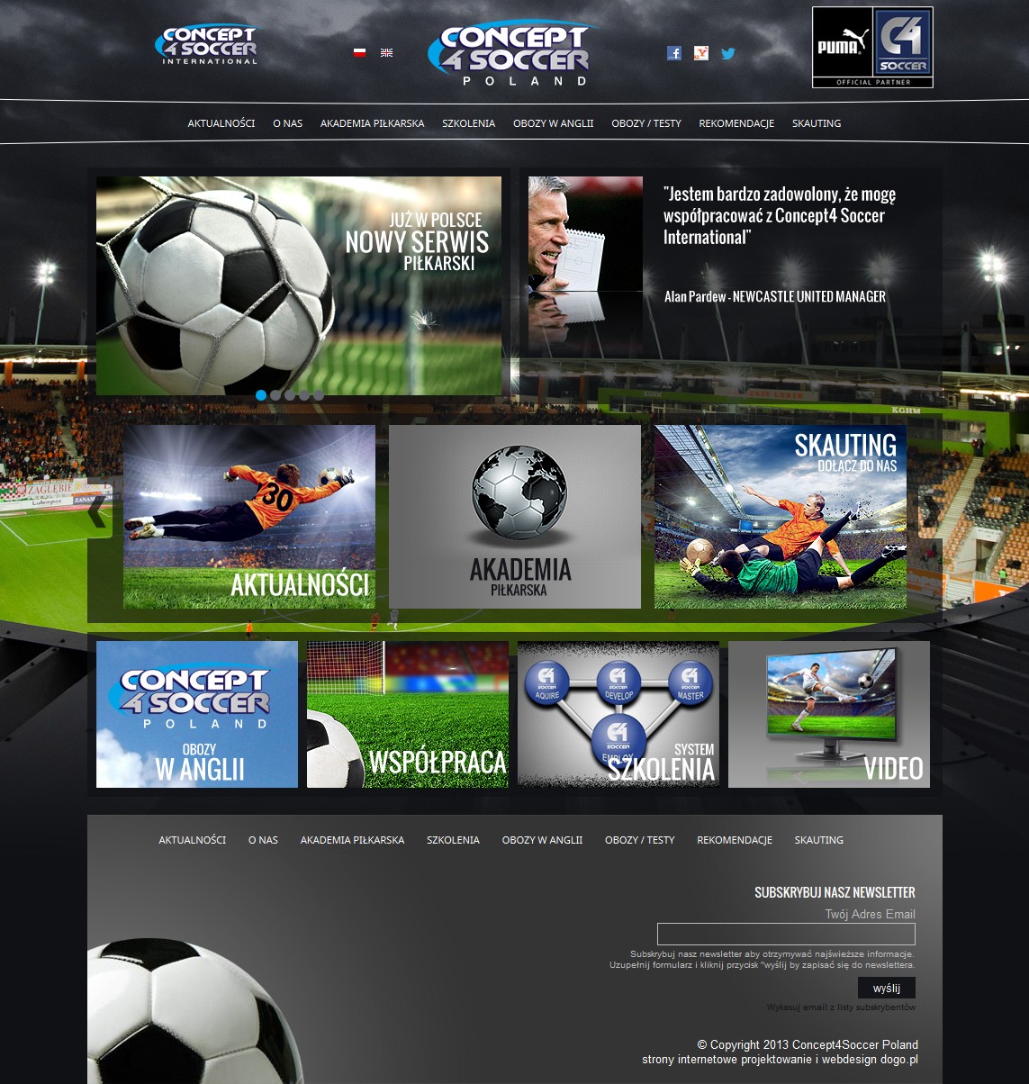 Concept4soccer portal piłkarski