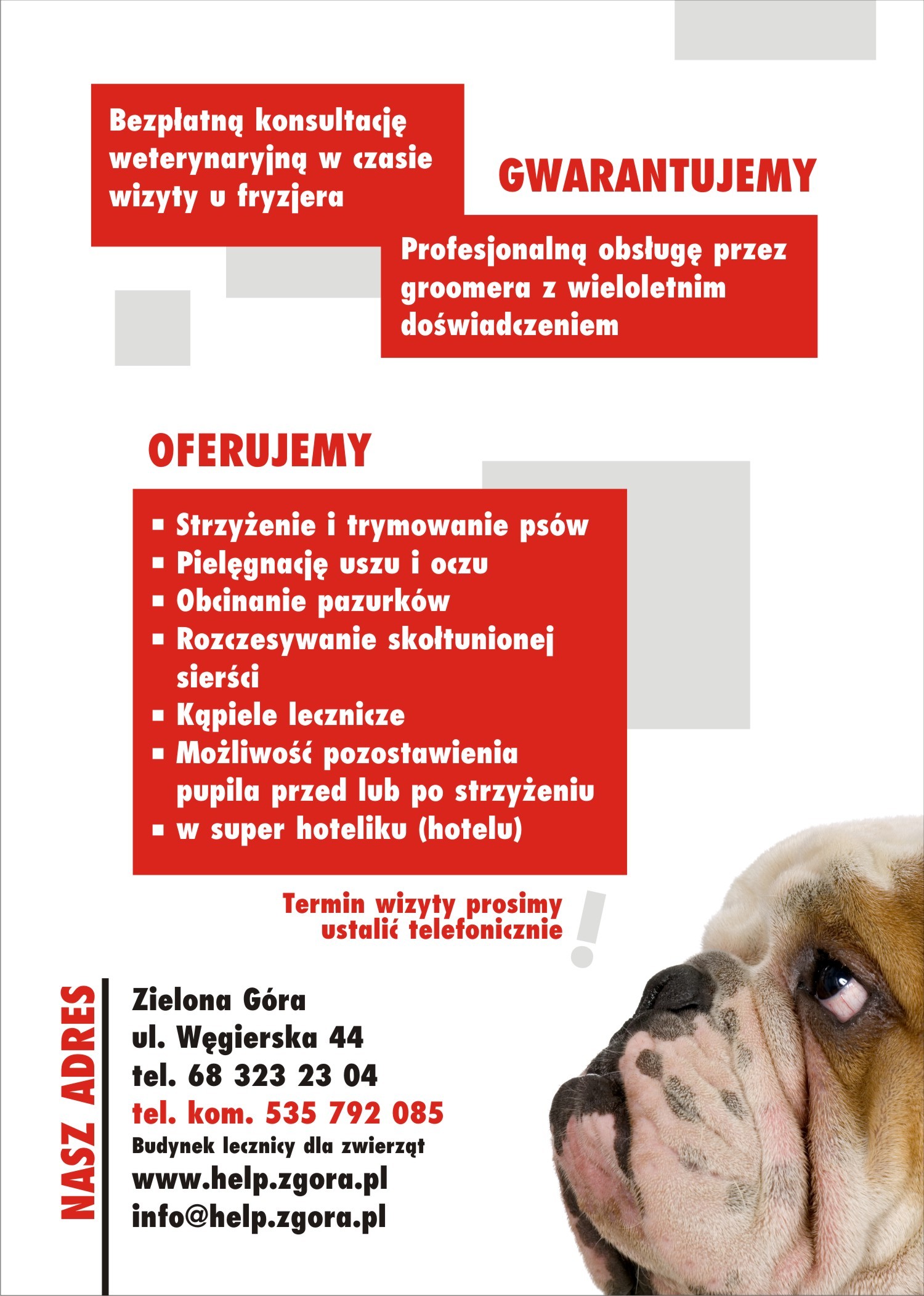 Salon Fryzjerski dla zwierząt